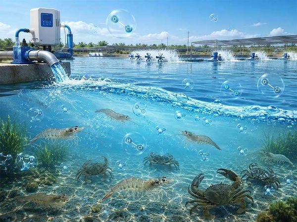 HOCL trong nuôi trồng thủy sản