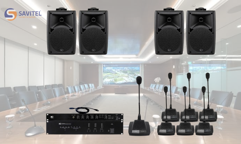 Các thành phần chính trong hệ thống âm thanh hội nghị Bose