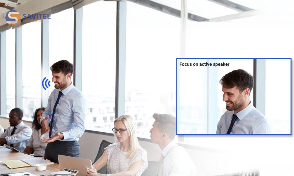 Chuyển góc quay theo micro hội thảo