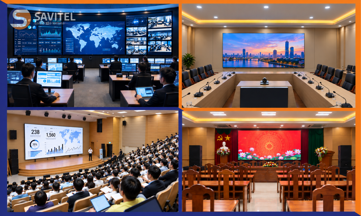 Màn hình LED hội nghị được ứng dụng ở đâu?