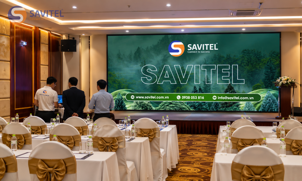 Bảng giá màn hình LED hội nghị mới nhất tại SAVITEL