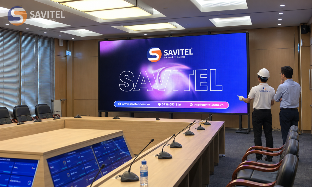 Hình ảnh một số dự án màn hình LED hội nghị SAVITEL đã triển khai