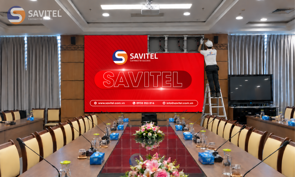 Quy trình tư vấn và lắp đặt màn hình LED hội nghị tại SAVITEL
