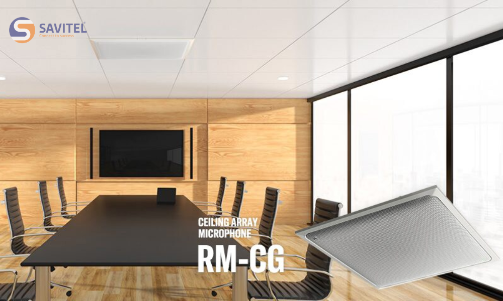 Phòng họp dùng micro trần RM-CG.