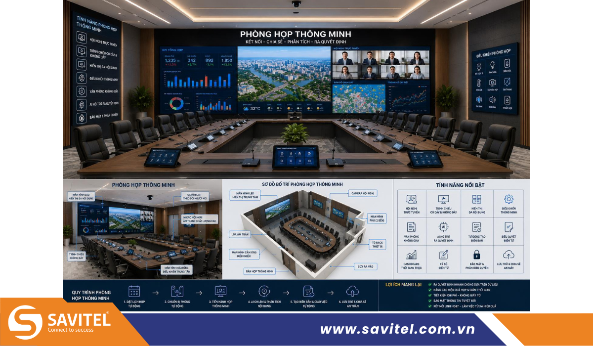 Giải pháp tổng thể Smart Office của SAVITEL