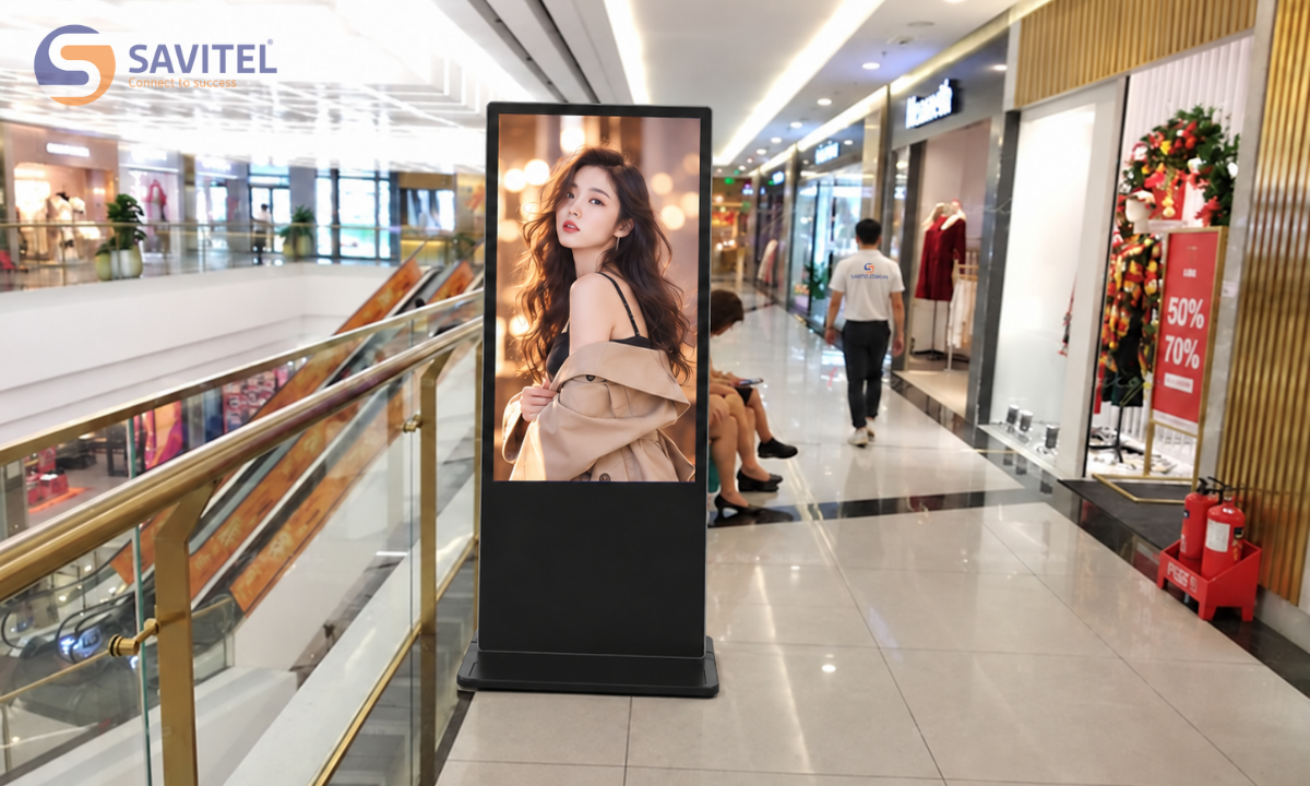 SAVITEL – Đơn vị cho thuê màn hình quảng cáo chân đứng