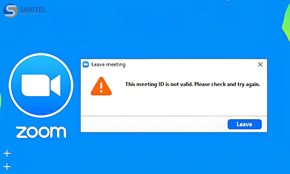 Lỗi Invalid Meeting ID