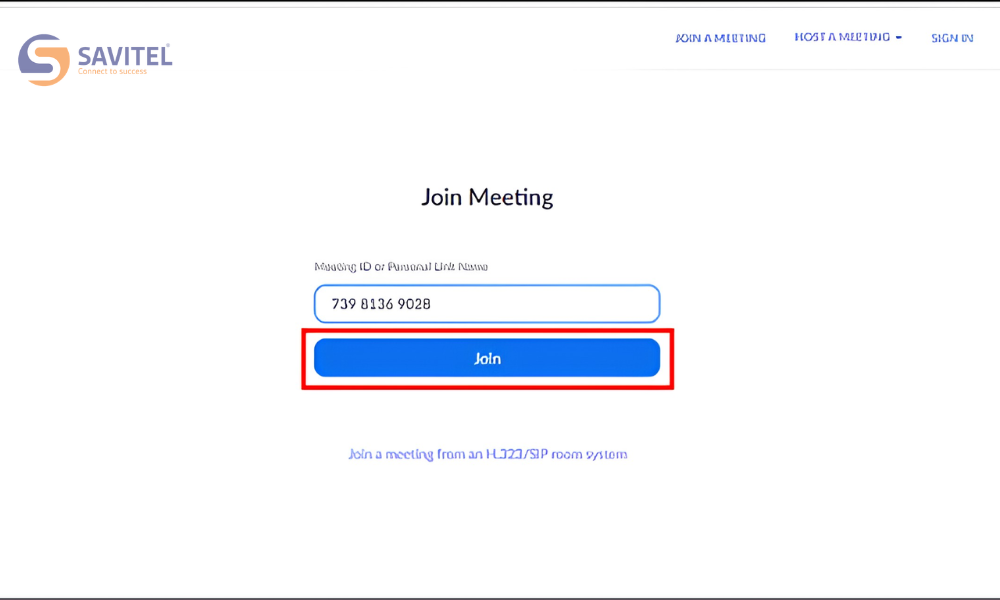 Zoom báo sai mật khẩu