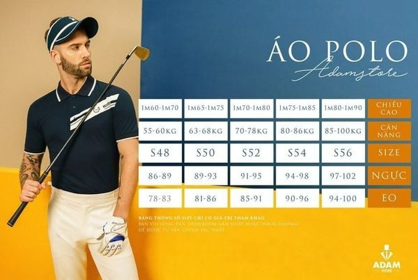 size áo polo