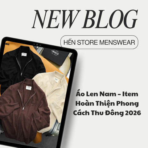 Áo Len Nam – Item Hoàn Thiện Phong Cách Thu Đông 2026