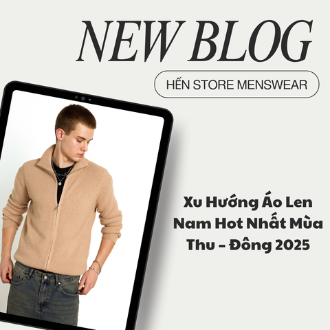 Xu Hướng Áo Len Nam Hot Nhất Mùa Thu – Đông 2025