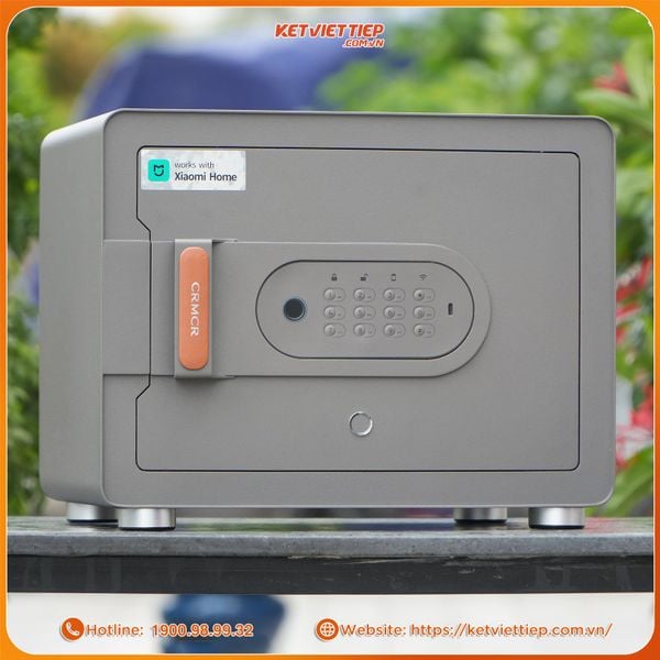 Két Sắt Xiaomi CRMCR 30MS Khóa Vân Tay Điện Tử, Kết Nối App Xiaomi Home