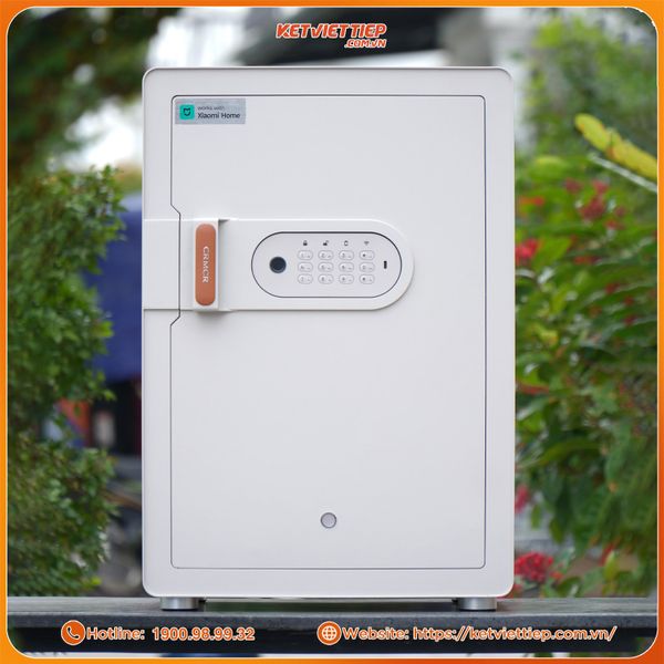 Két Sắt Xiaomi CRMCR 60MS Khóa Vân Tay Điện Tử, Kết Nối App Xiaomi Home