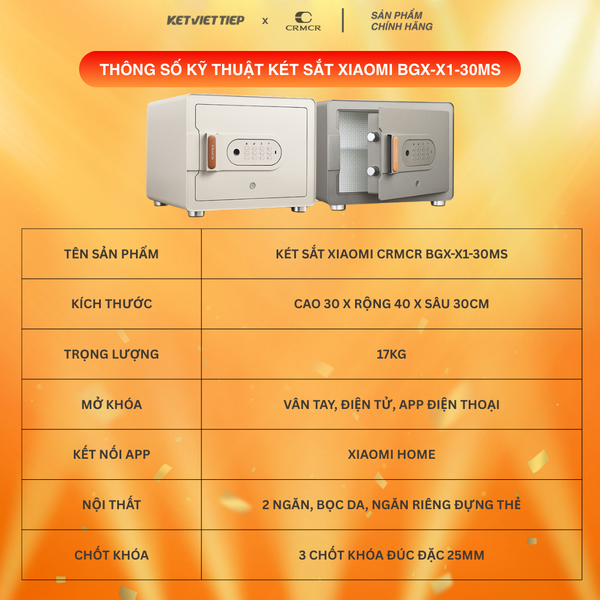 Két Sắt Xiaomi CRMCR 30MS