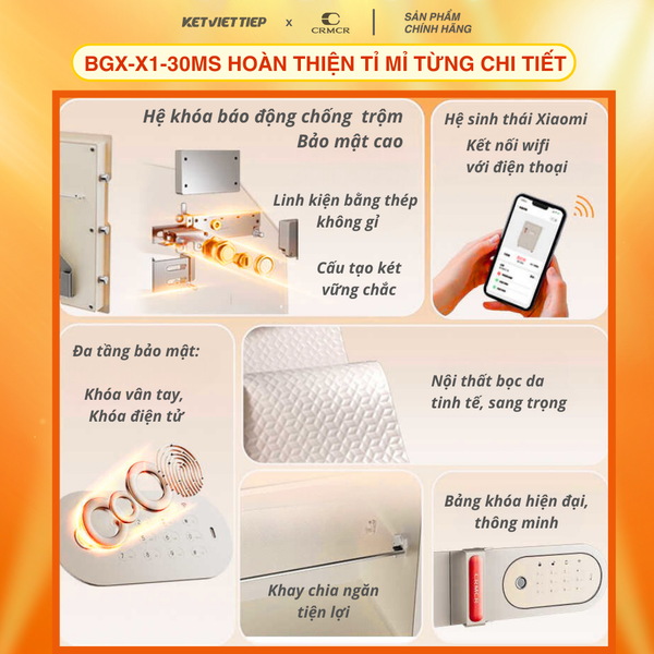 Két Sắt Xiaomi CRMCR 30MS