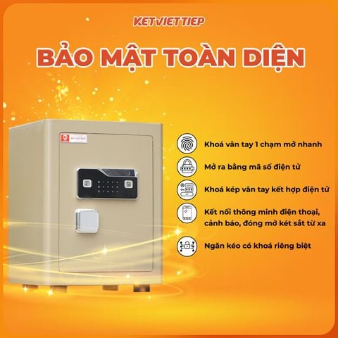 KÉT SẮT VIỆT TIỆP SIÊU CƯỜNG SC40VTDT BÁO ĐIỆN THOẠI