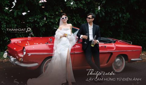 Thiệp Cưới Lấy Cảm Hứng Từ Điện Ảnh - Khi Tình Yêu Như Thước Phim