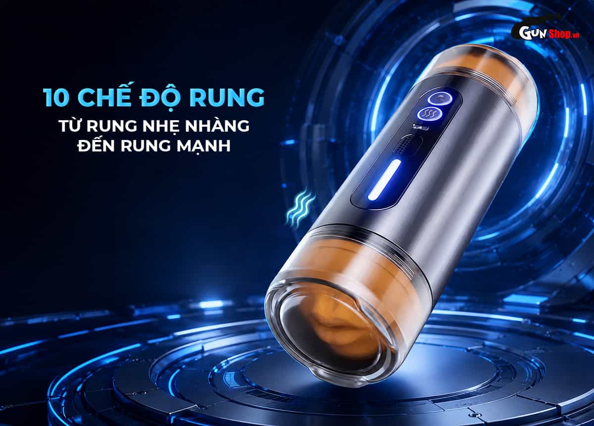 Jiuai Holy Grail Cup Black được tích hợp 10 chế độ rung khác nhau