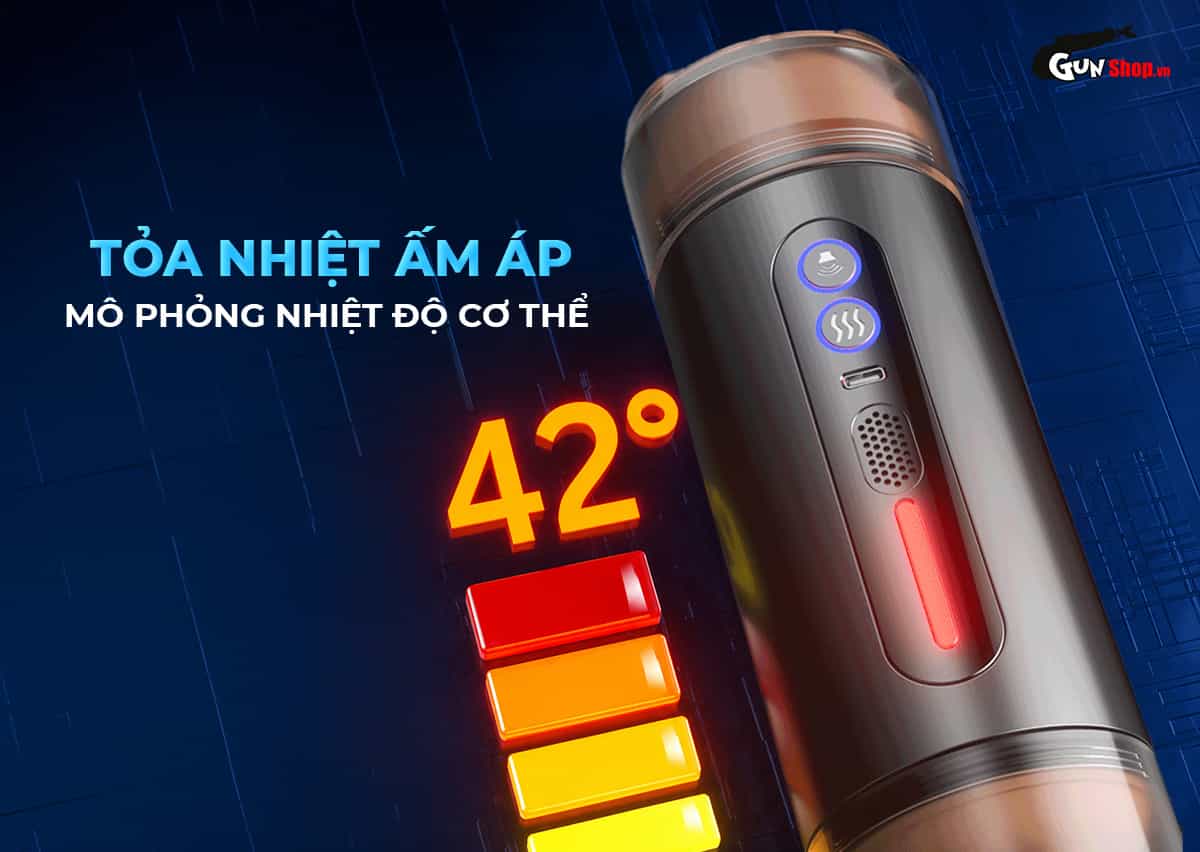 Jiuai Holy Grail Cup Black có thể sưởi ấm đến 42°C