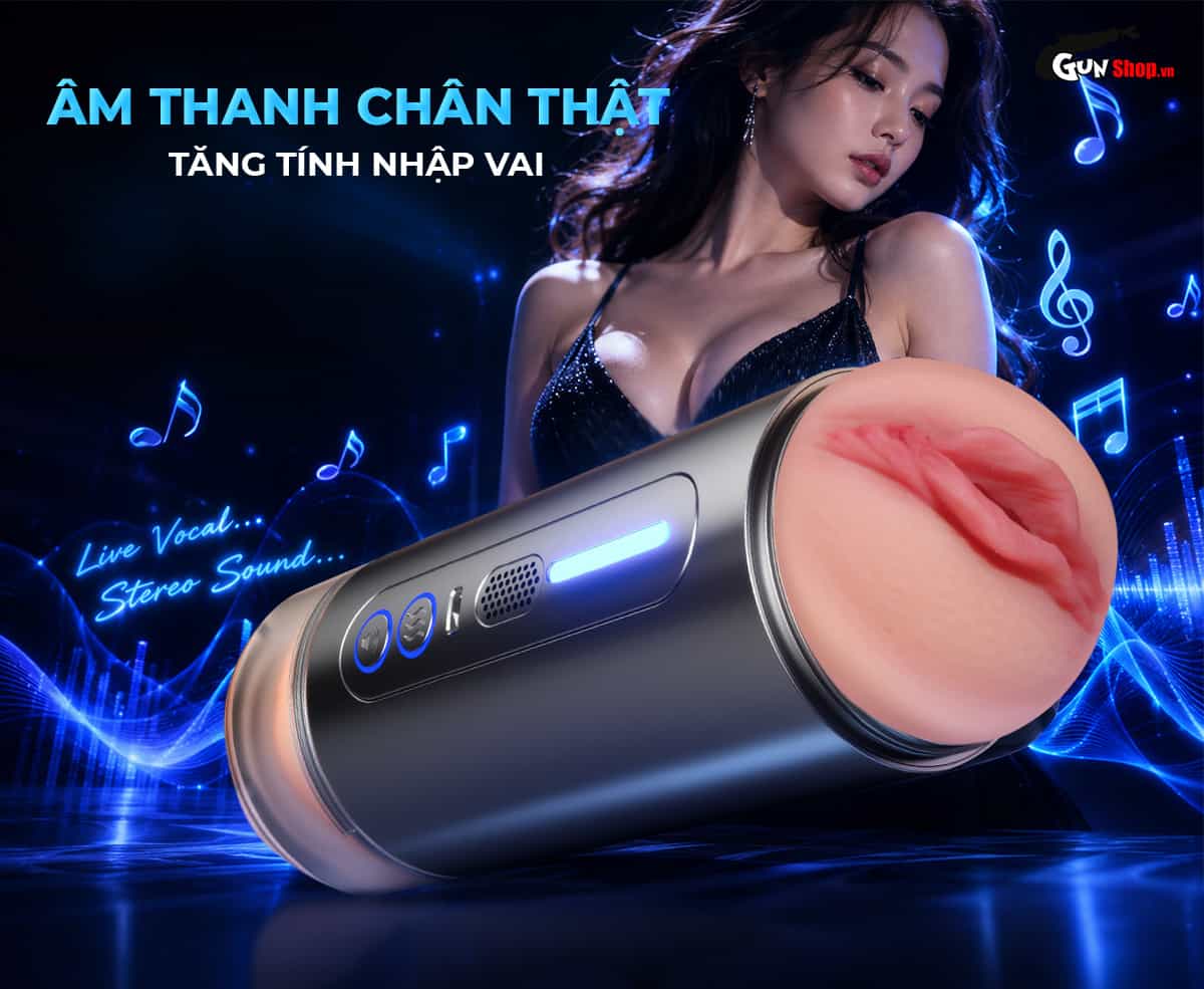 Jiuai Holy Grail Cup Black với âm thanh rên rỉ chân thật