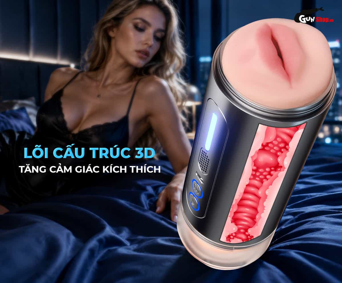 Jiuai Holy Grail Cup Black có cấu trúc lõi 3D phức tập