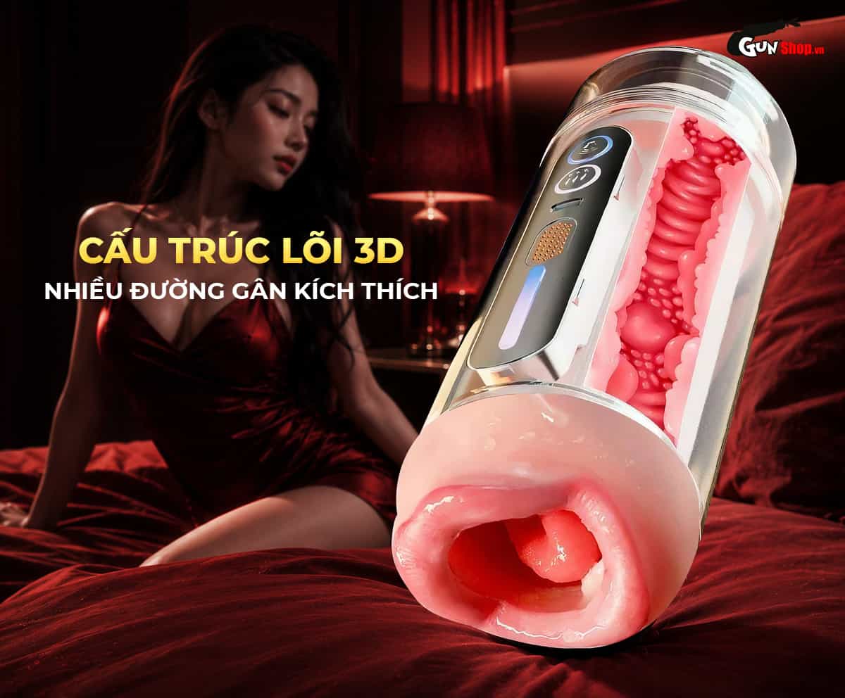 Jiuai Holy Grail Cup Red có cấu trúc lõi 3D nhiều đường gân kích thích