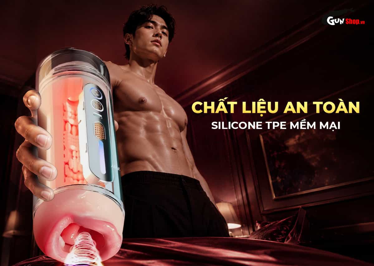 Jiuai Holy Grail Cup Red làm từ chất liệu silicone TPE mềm mại
