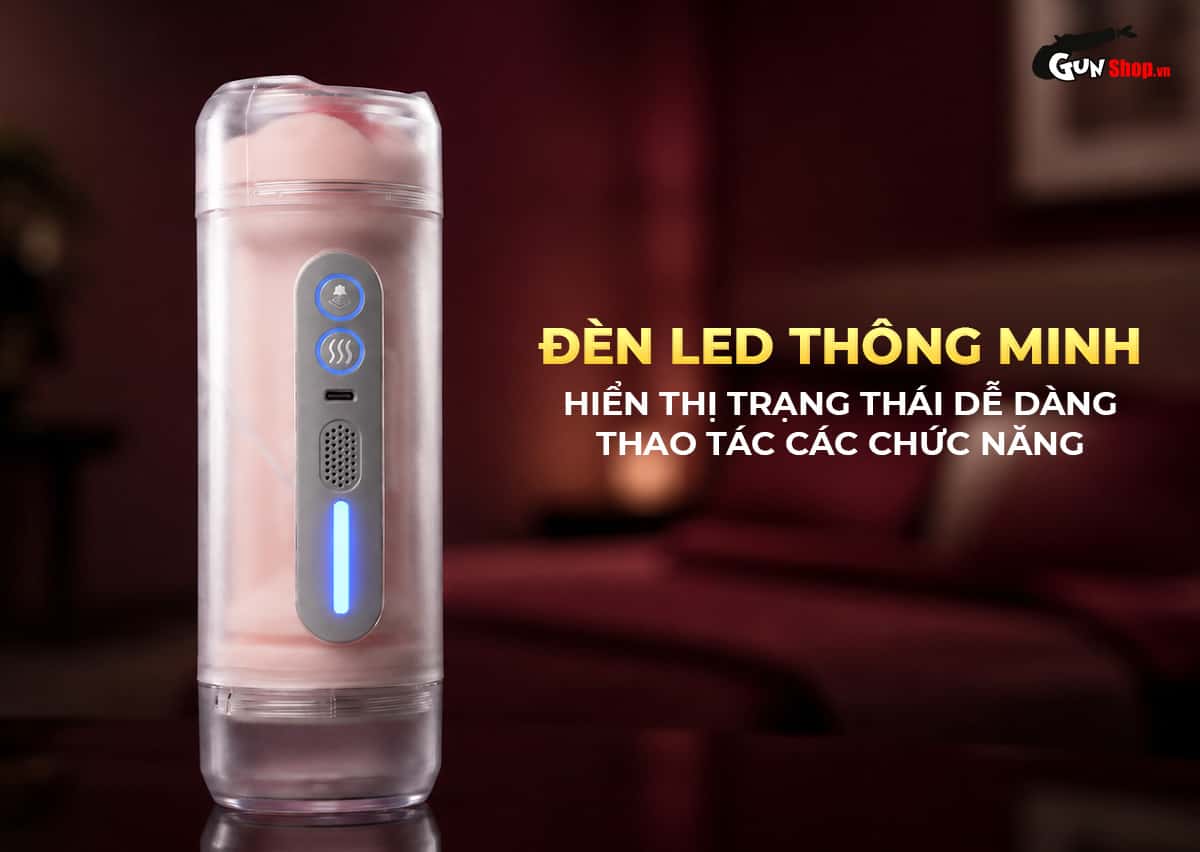 Jiuai Holy Grail Cup Red có đèn LED nút bấm