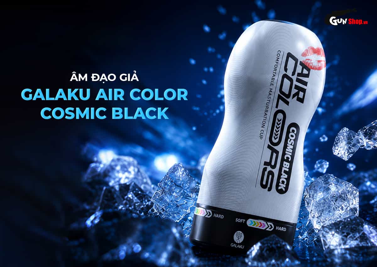 Cốc âm đạo giả Galaku Air Color Cosmic Black với thiết kế tiện lợi, giá cả cạnh tranh