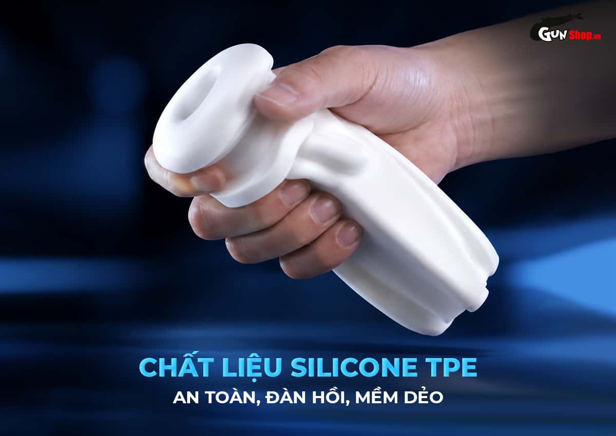 Galaku Air Color Cosmic Black được làm từ chất liệu silicone TPE mềm mịn
