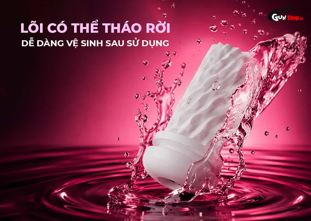 Galaku Air Color Cosmic Black có thể tháo lõi ra vệ sinh dễ dàng