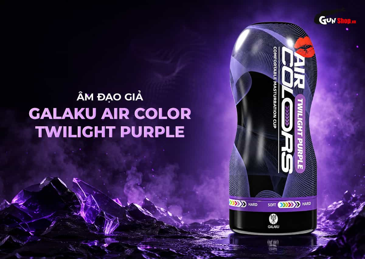 Âm đạo giả Galaku Air Color Twilight Purple