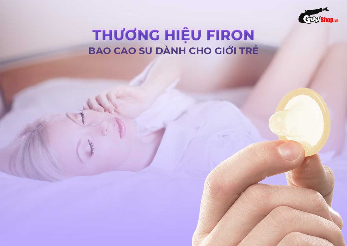 Bao cao su Firon Max 54 - Hộp 3 cái chính hãng, giá rẻ tại Gunshop