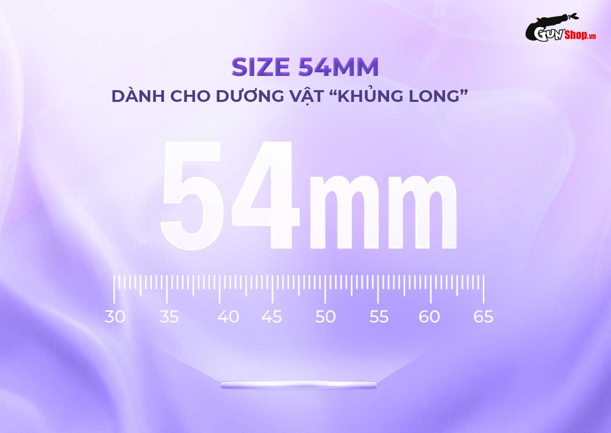 Bao cao su Firon Max 54 - Hộp 3 cái chính hãng, giá rẻ tại Gunshop