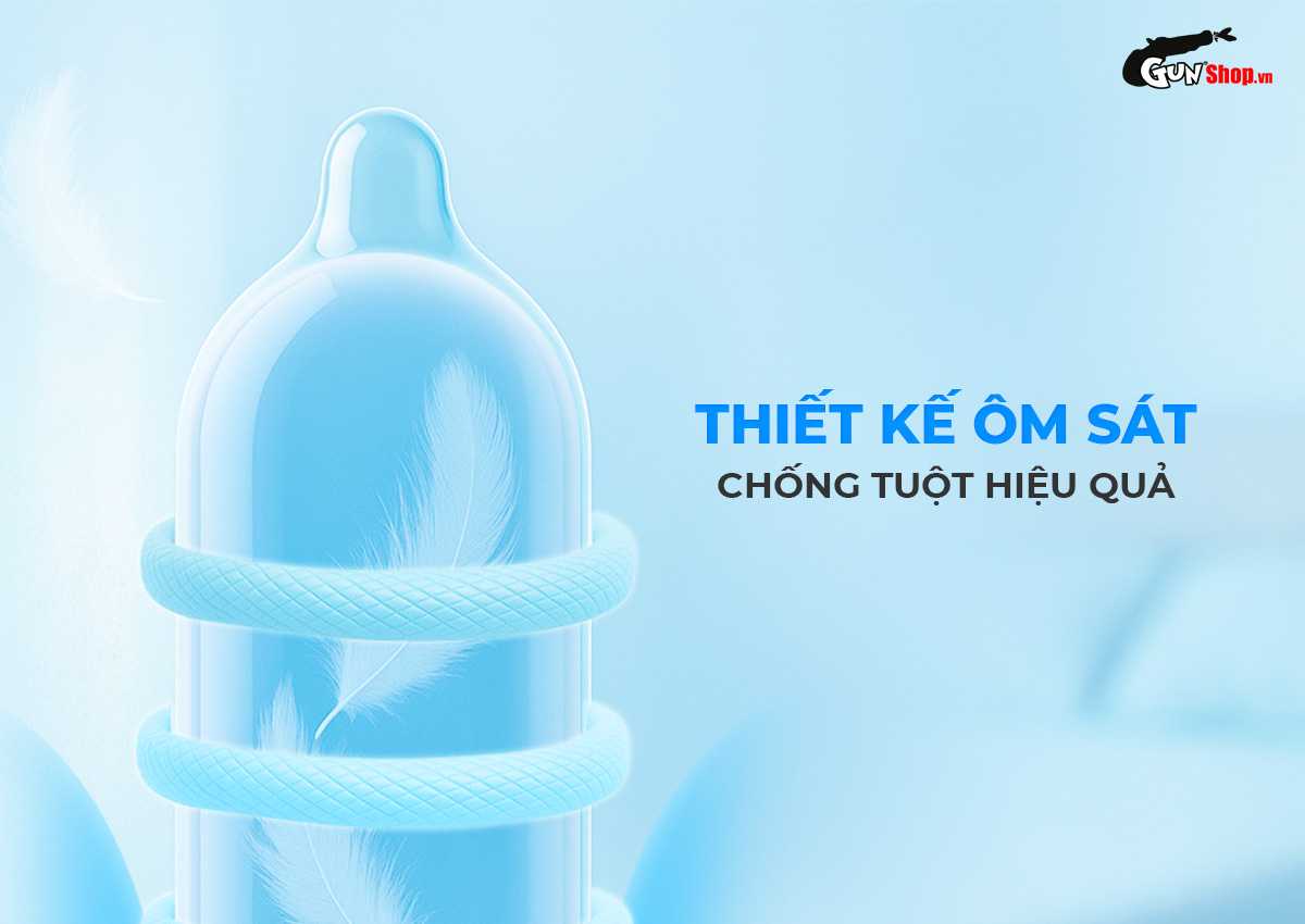 Bao cao su Powergra Feel X - Hộp 10 cái cao cấp, chính hãng tại Gunshop