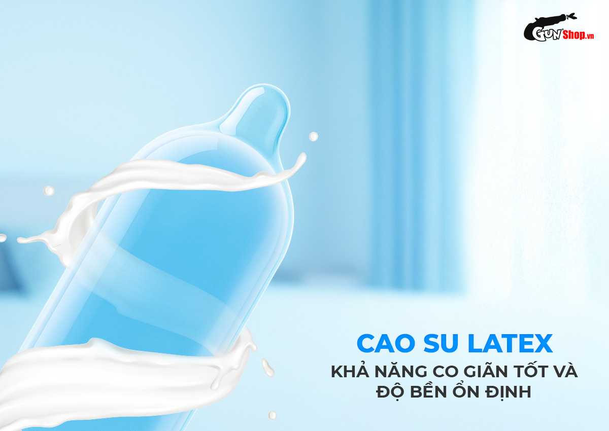 Bao cao su Powergra Feel X - Hộp 10 cái cao cấp, chính hãng tại Gunshop