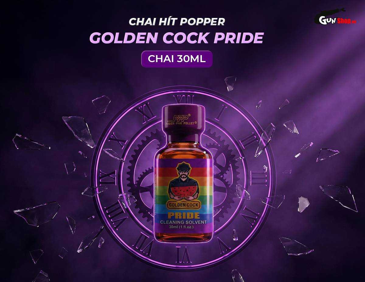 Chai hít Popper Golden Cock Pride - Chai 30ml chính hãng tại Gunshop