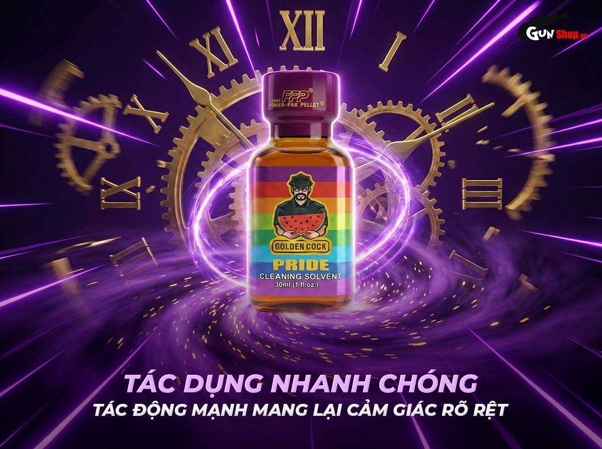 Chai hít Popper Golden Cock Pride - Chai 30ml chính hãng tại Gunshop