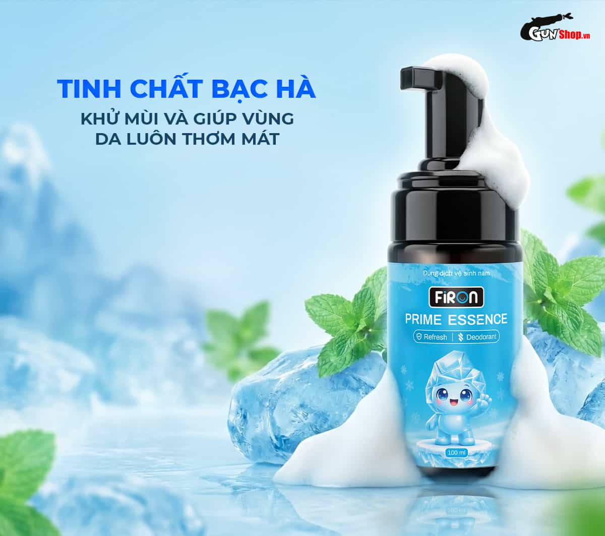 Dung dịch vệ sinh nam Firon Prime Essence 100ml chính hãng tại Chúng tôi