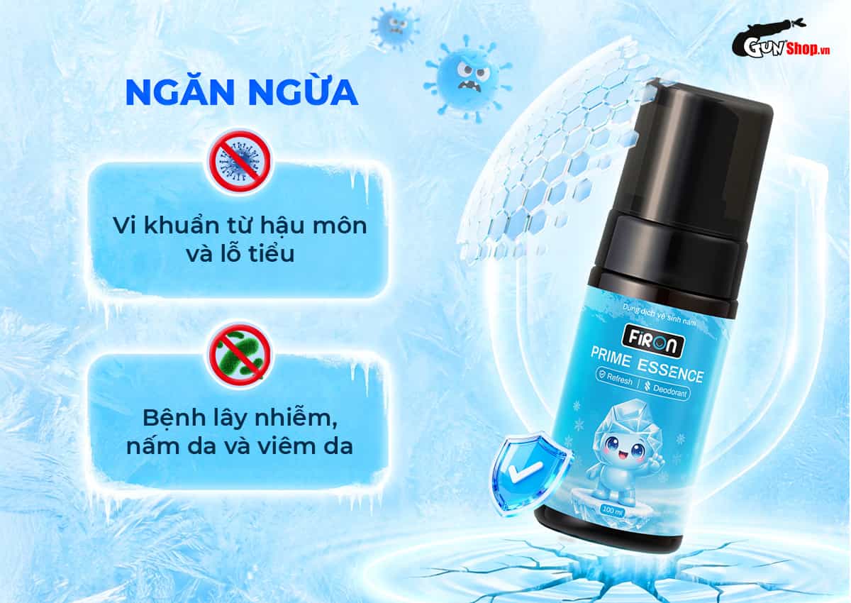 Dung dịch vệ sinh nam Firon Prime Essence 100ml chính hãng tại Chúng tôi