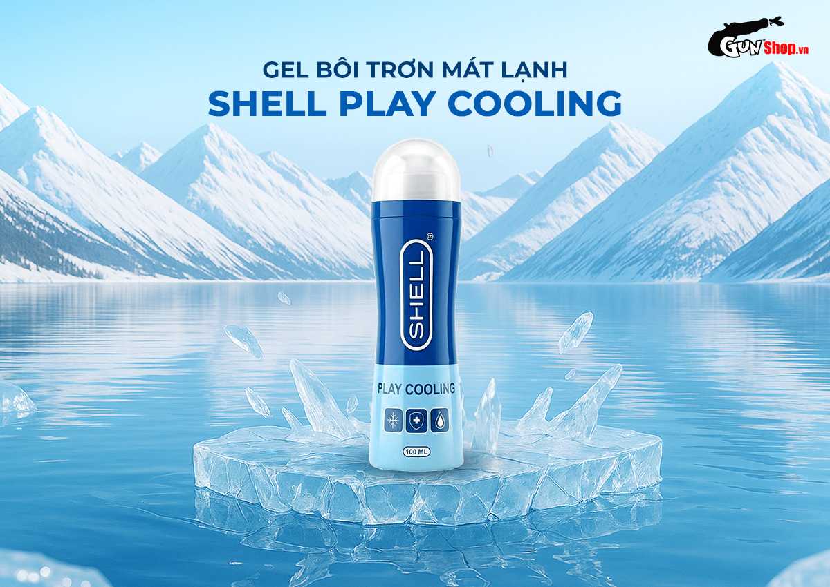 Gel bôi trơn mát lạnh Shell Play Cooling chính hãng tại Gunshop