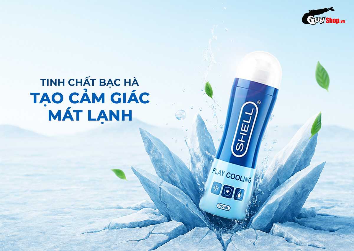 Gel bôi trơn mát lạnh Shell Play Cooling chính hãng tại Gunshop