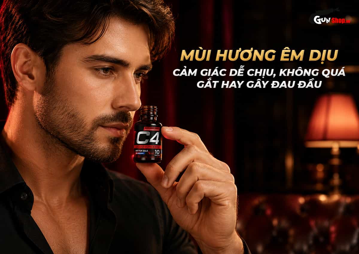 Chai hít Popper C4 Red 10ml PWD USA loại mạnh chính hãng tại Chúng tôi