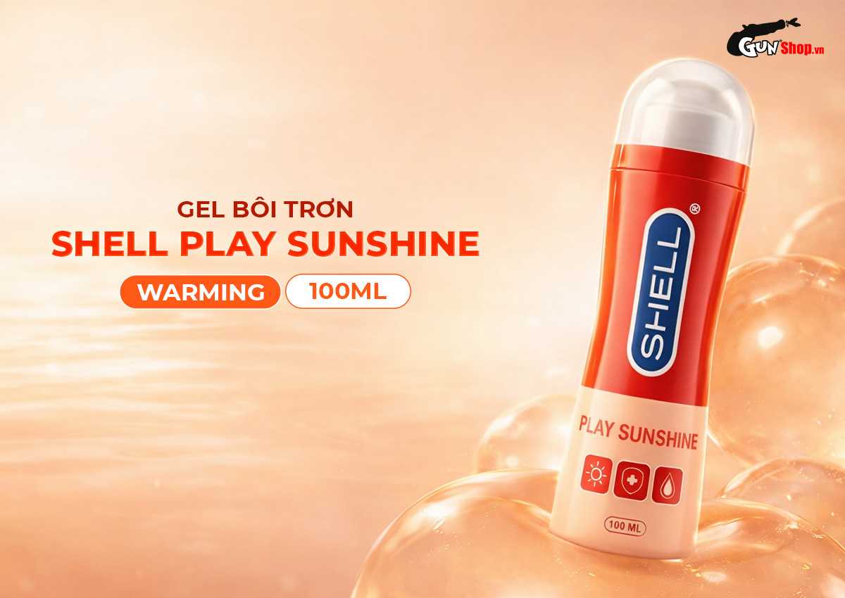 Gel bôi trơn ấm nóng Shell Play Sunshine chính hãng tại Gunshop