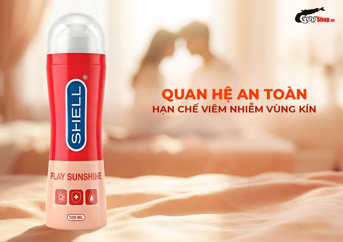 Gel bôi trơn ấm nóng Shell Play Sunshine chính hãng tại Gunshop