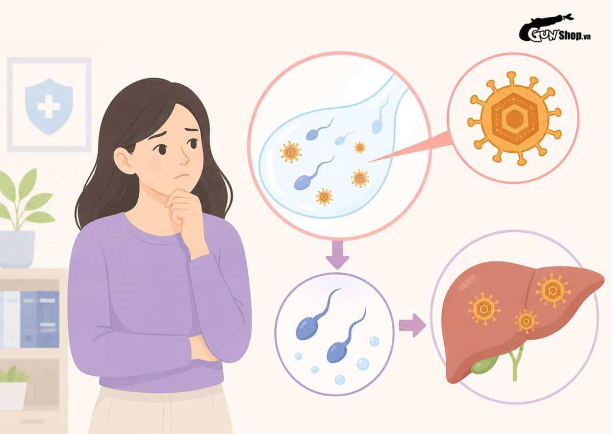 Nuốt tinh trùng có bị lây viêm gan B không