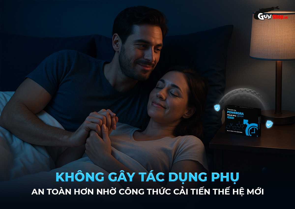 Viên uống Powergra Quick tăng cường sinh lý, hỗ trợ cương dương