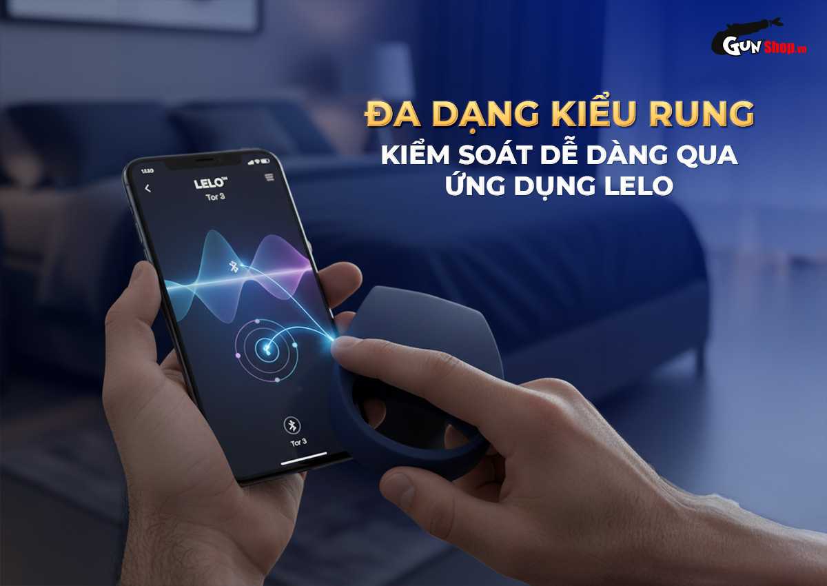 Vòng rung tăng khoái cảm Lelo Tor 3 chính hãng, cao cấp tại Gunshop