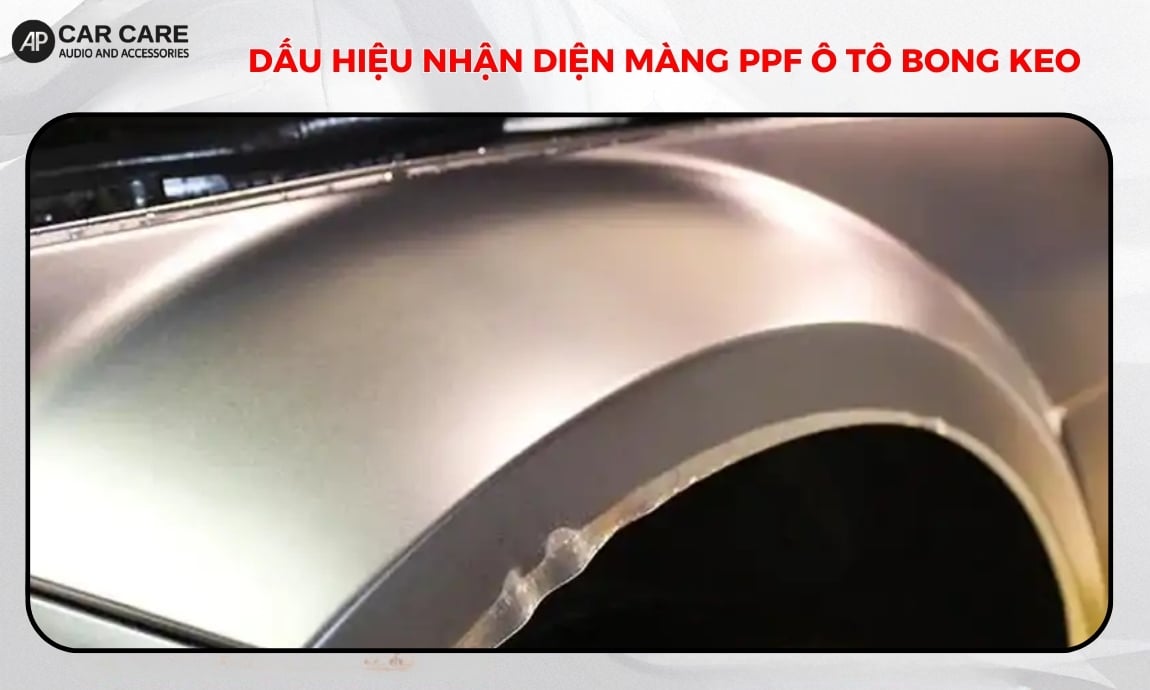 Dấu hiệu nhận diện màng PPF ô tô bị bong keo