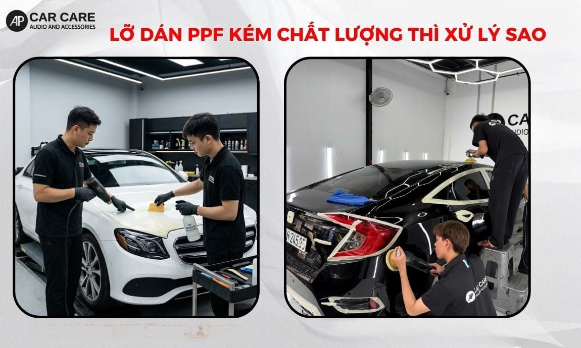 Lỡ dán PPF kém chất lượng thì xử lý như thế nào